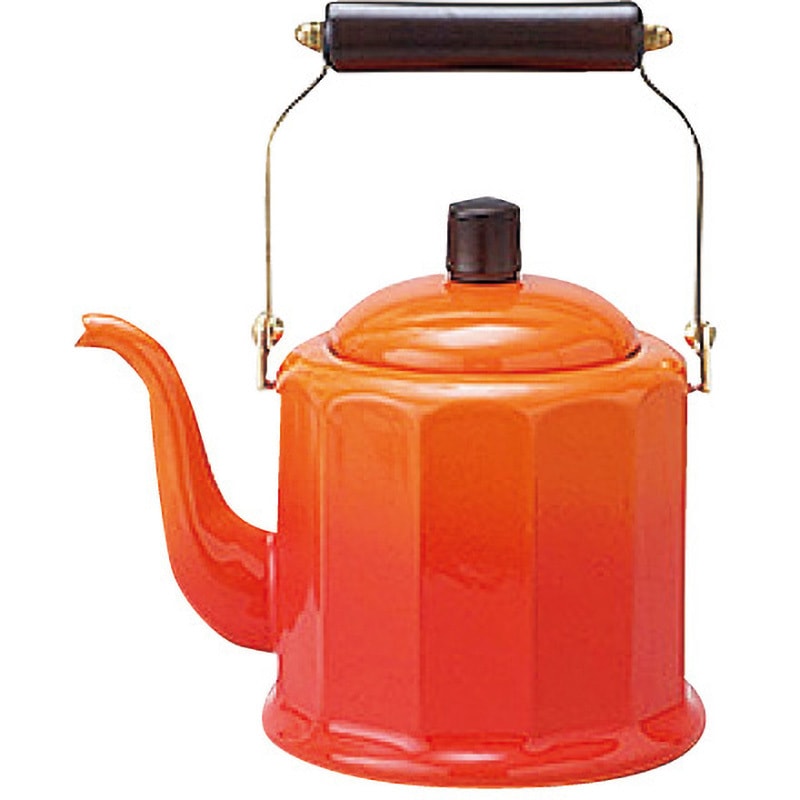 RCL‐50K ロイヤルクラシックケトル 野田琺瑯 容量2L オレンジ色