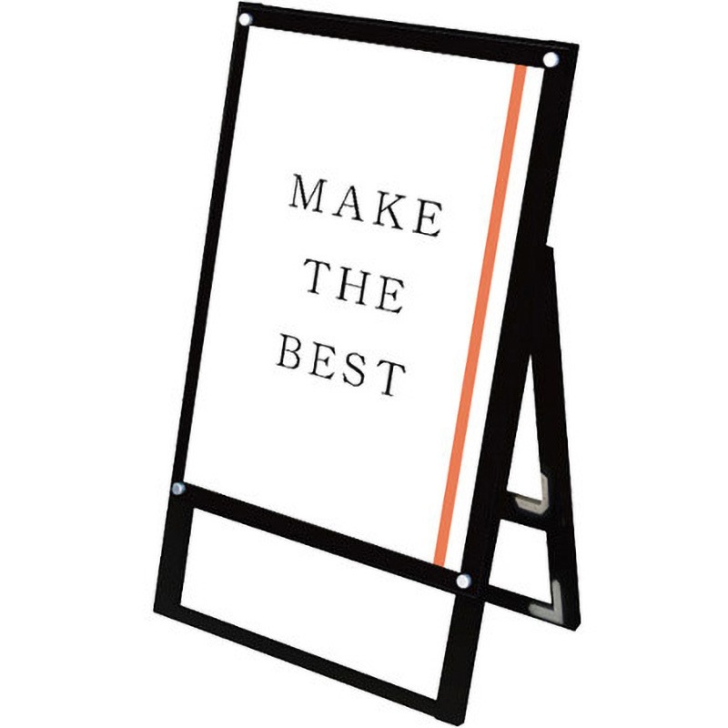 BPSSKMN-B2KB ブラックポスター用スタンド看板マグネジ 常磐精工 規格B2 片面タイプ   BPSSKMN-B2KB