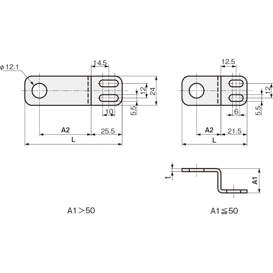 FS12ZT070-20S センサブラケット(近接センサ用)Zタイプ 1個 岩田製作所