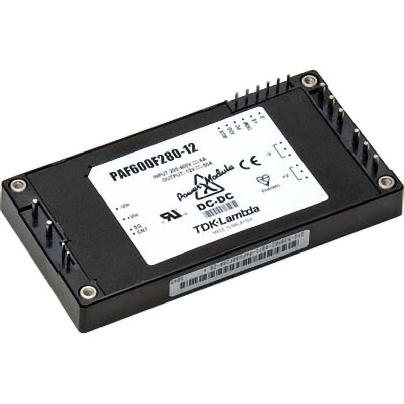 PAF450F280-12/T 電源 パワーモジュール PAFシリーズ TDKラムダ オンボード (最大)38A 入力電圧範囲DC200～400V 450W DC280V 幅61mm奥行116.8mm