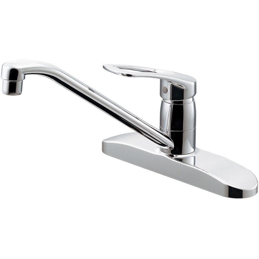 116-110 シングルレバー混合栓 カクダイ 逆止