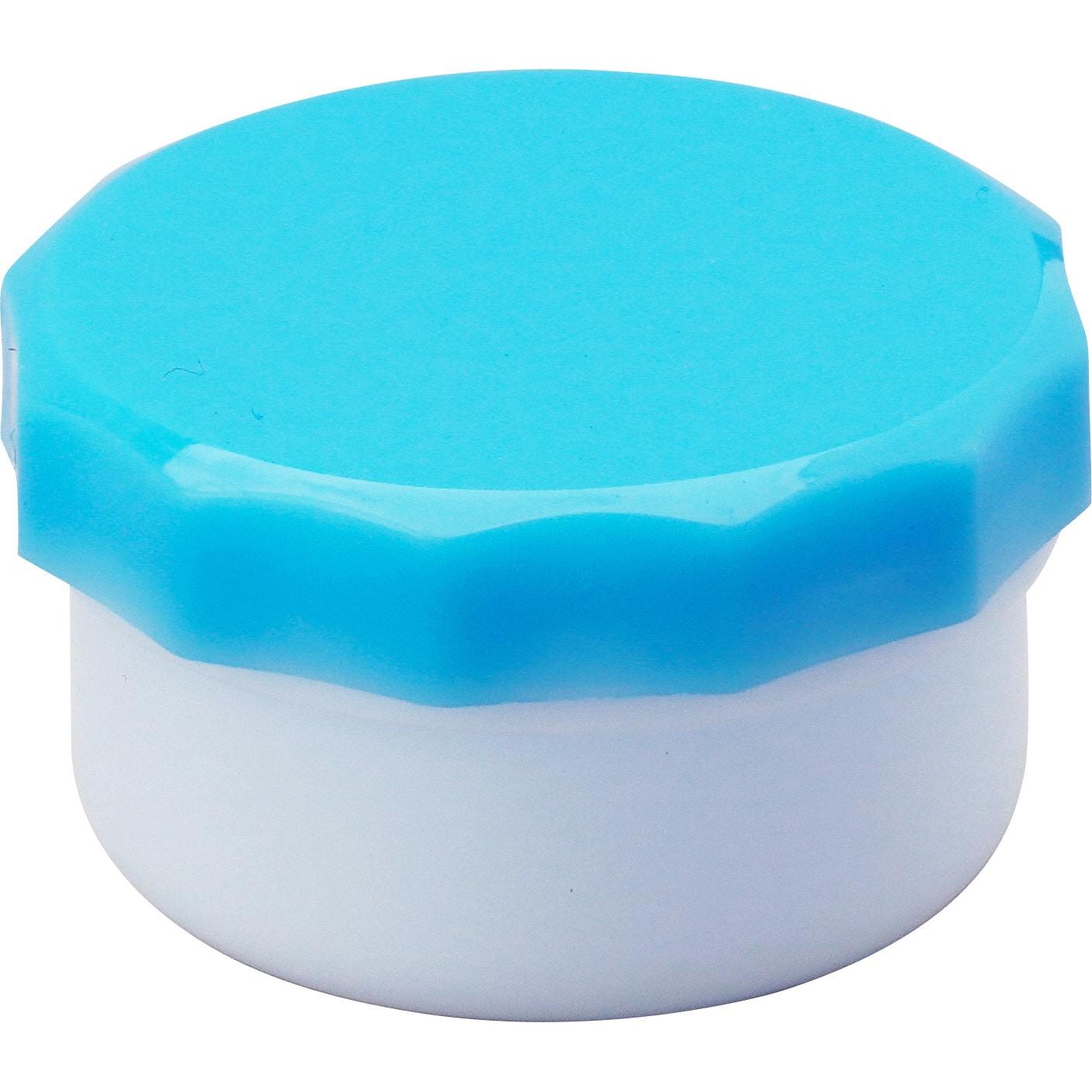 送料無料　軟膏容器　プラ壺A-5号 キャップ青 5cc プラツボ(キャップ青) ケーエム化学 5mL 1箱(100本) 5cc - 【通販