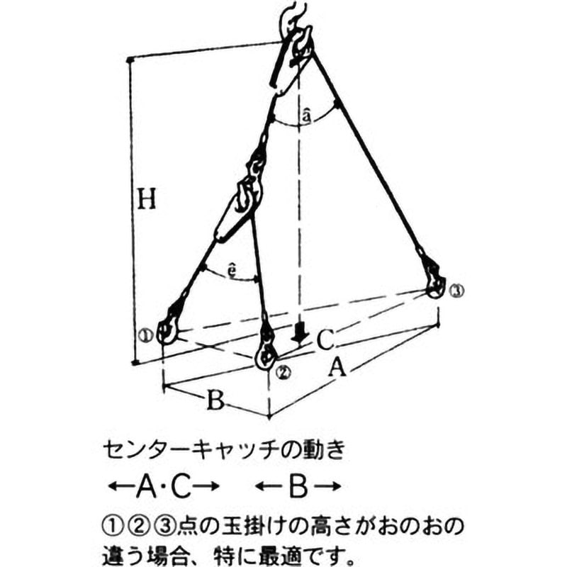 CTC-2 センターキャッチ(調整型吊金具) 1台 STAS 【通販モノタロウ】