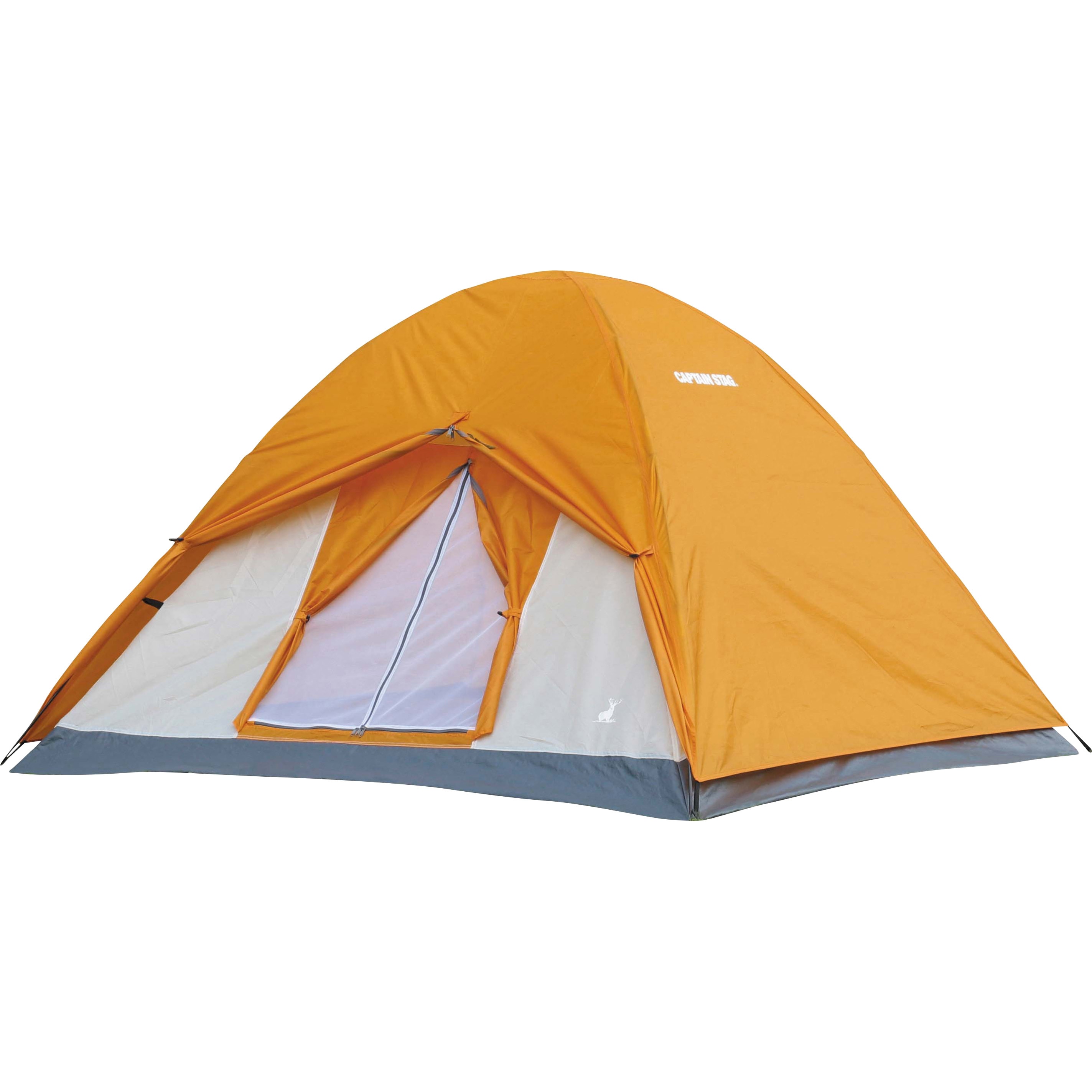 CAPTAIN STAG - CS クイックドームテント200UV！3人眠れる5分で立つテント！ CAPTAIN STAG テント CS クイックドーム200 UVカット 2〜3人用