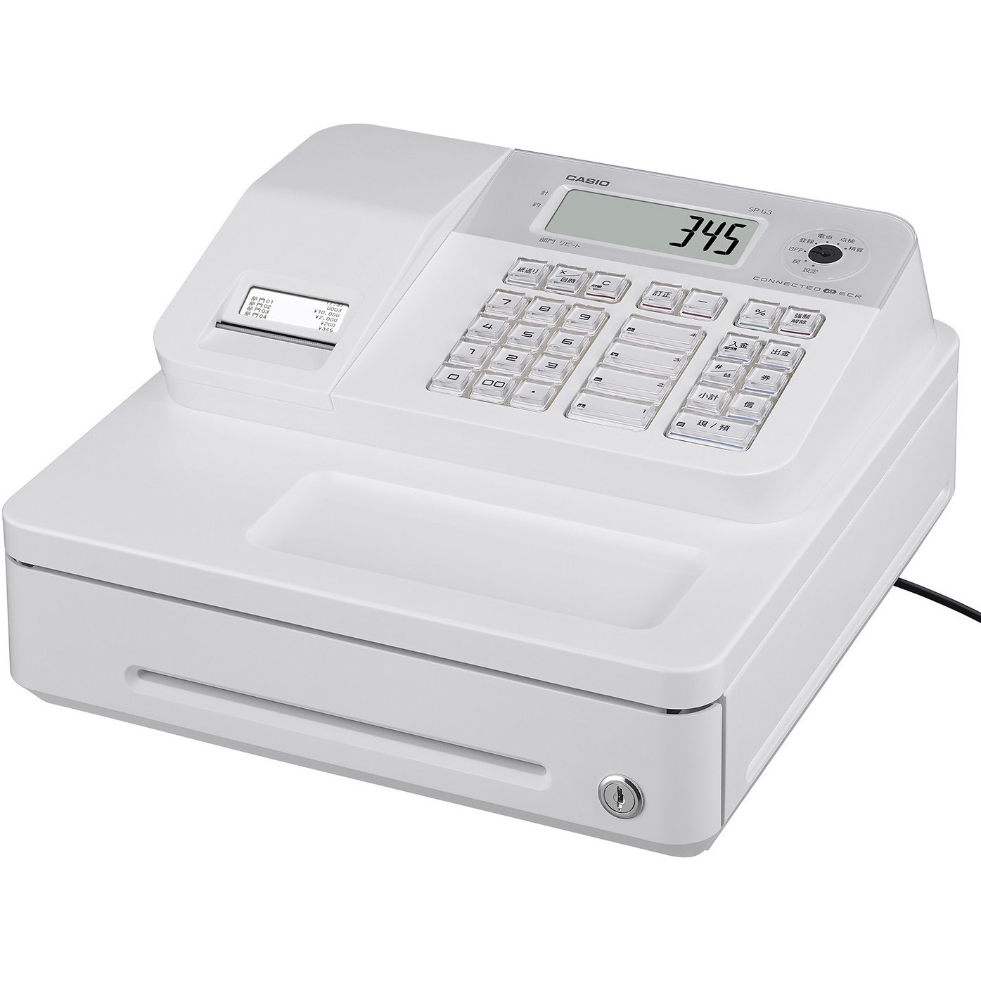SR-G3-W 電子レジスター バリューモデル SR-G3 1台 カシオ計算機 