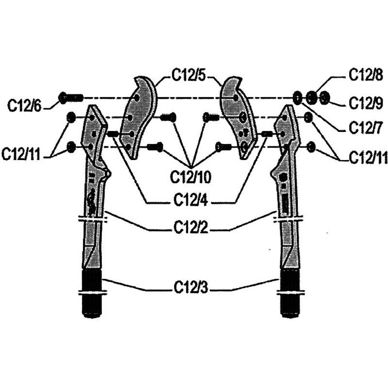 C12/C16-11 ワイヤーカッター用交換部品 1個 フェルコ 【通販サイト