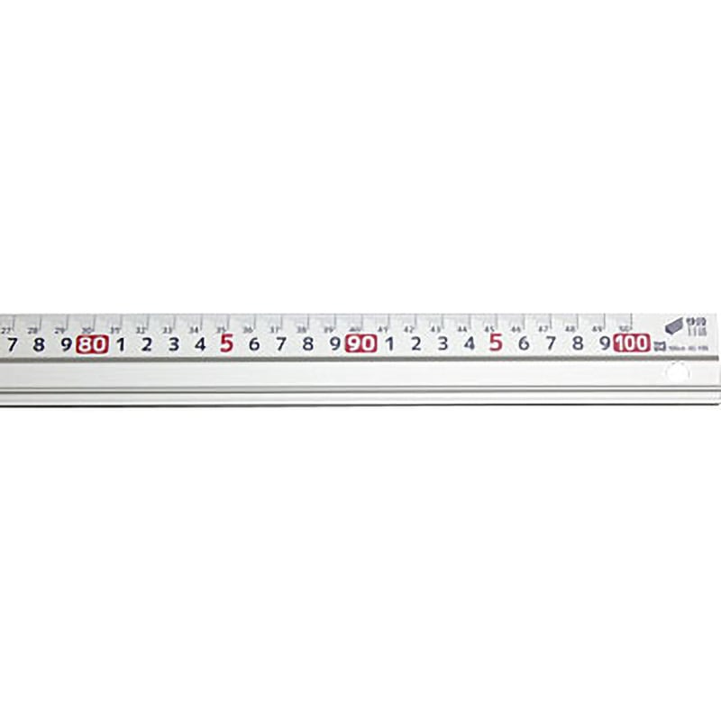 AS-100(校正書・トレーサビリティ体系図付) アルミスケール 快段目盛 SK(新潟精機) 一般校正 測定範囲1000mm全長1030mm 9,225円