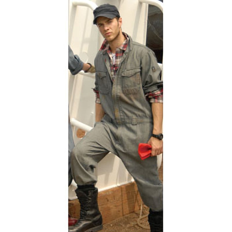 パーソンズ　ヒッコリー　ツナギ　カバーオール　つなぎ　XL　ビンテージ ツナギ 作業服 夏用 半袖 涼しい メンズ ヒッコリー かっこいい