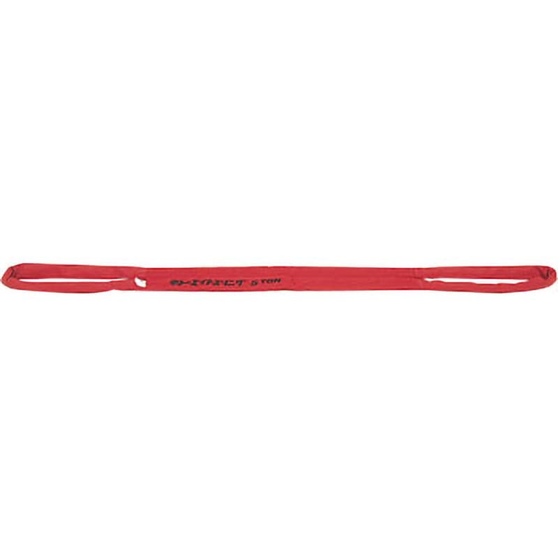 スリーエッチ　ラウンドスリング　エンドレス形　赤色　使用荷重5.0T　長さ4.0m - 1