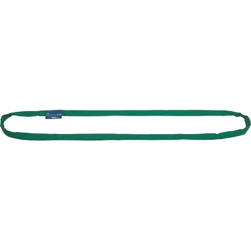 スリーエッチ　ラウンドスリング　エンドレス形　緑色　使用荷重2.0T　長さ4.0m - 2