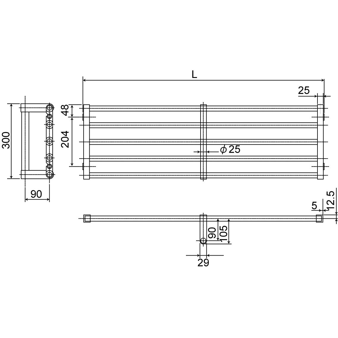 R2624-1800 ワードロープ棚(左右壁付け・ハンガーパイプ縦型) RELIANCE(リラインス) 1台 R2624-1800 -  【通販モノタロウ】