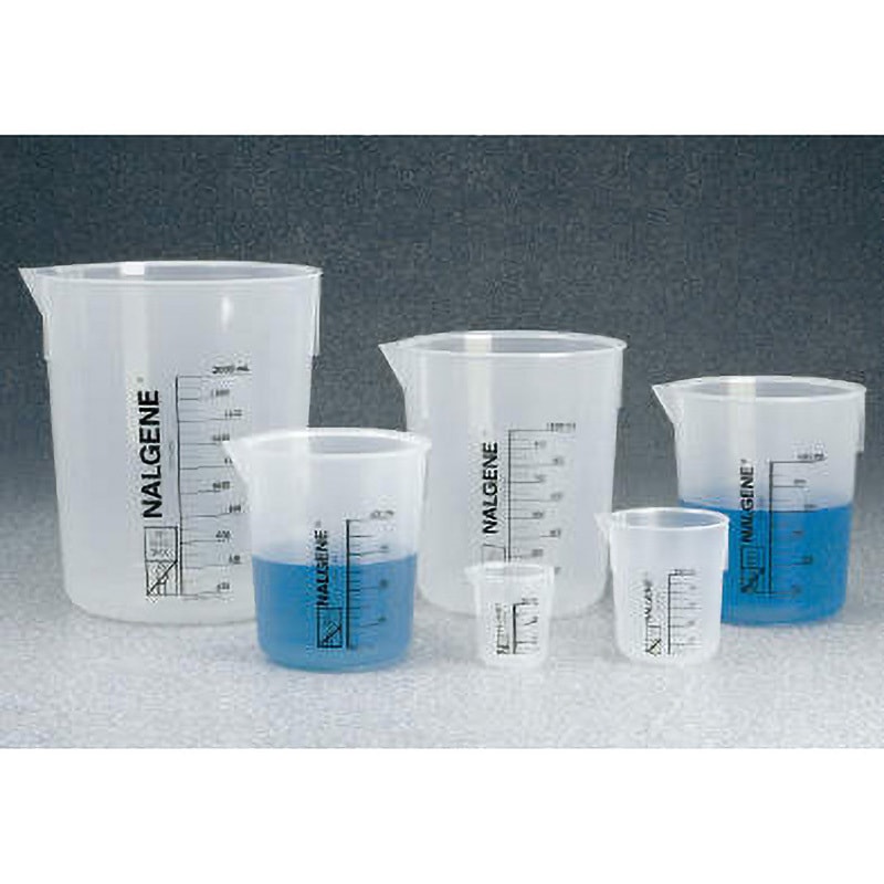 ビーカー PP 4000mL Nalge Nunc サーモフィッシャーサイエンティフィック 1201-4000 (62-1609-82) 10 個&frasl;パックプラスチックビーカー食品グレード PP 計量カップ(1000mL