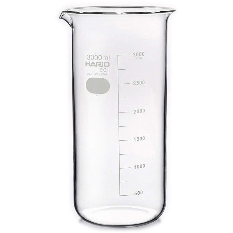 TB-3L SCI トールビーカー ガラス HARIO 3000mL 1個 TB-3L SCI