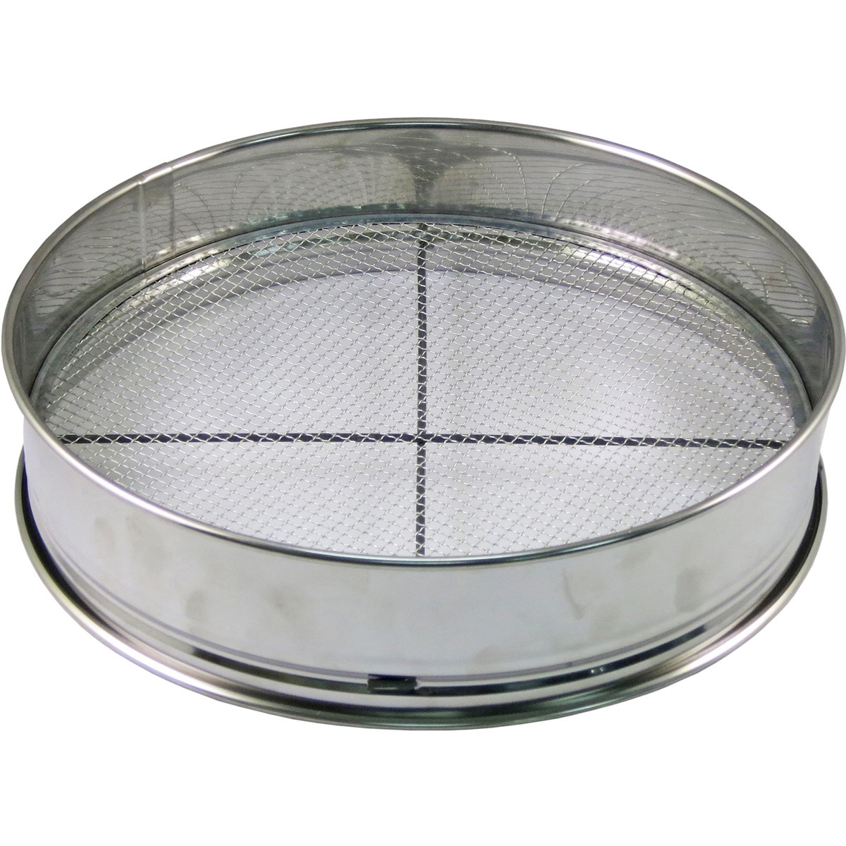 30CM ステンレス製フルイ アミ3枚付 1個 ミネックスメタル 【通販