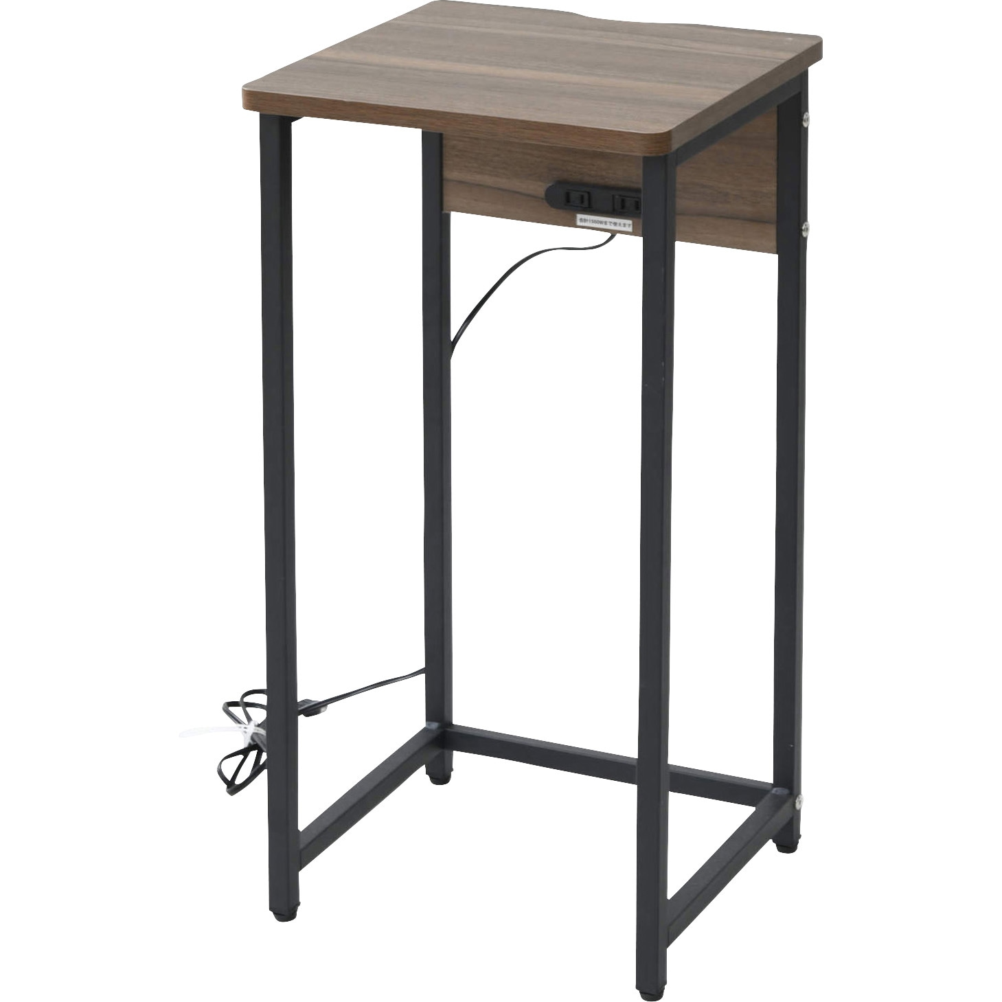 MRTE-35(WB/SBK) 電話受付台(コンセント付き) YAMAZEN(山善