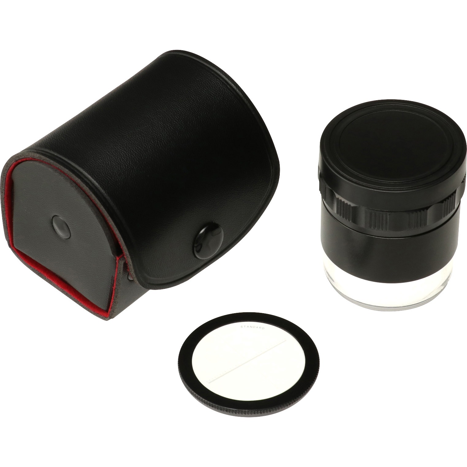 スケールルーペ LEDライト付 モノタロウ 10倍 レンズ径30mm