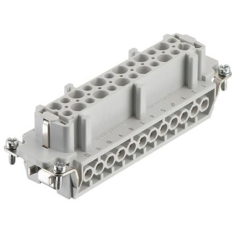 171-5739 RS PRO ヘビーデューティパワーコネクタ メス RS PRO 行数2 ストレート 16A コンタクト数25 スクリュー ポール24+PE  1個 171-5739 5,198円