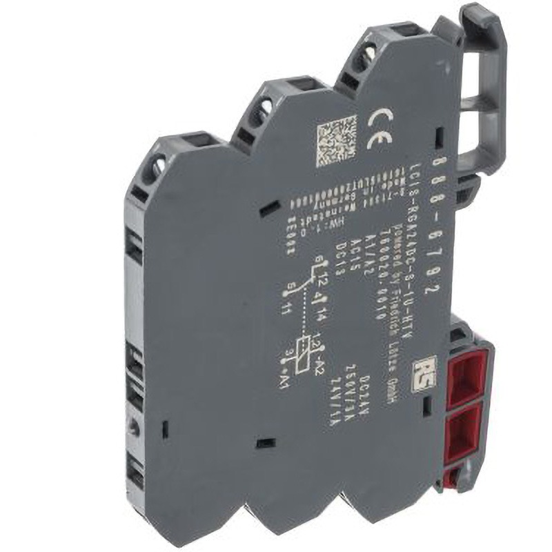 888-6792 RS PRO リレー 24V dc RS PRO DINレール 1c/SPDT 極数1 ねじ端子  1袋(5個) 888-6792