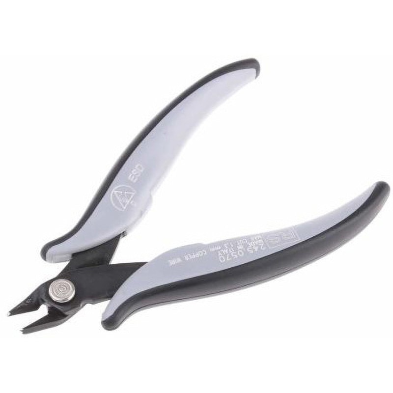 245-0570 RS PRO ワイヤカッター RS PRO 斜めタイプ 全長138mm 1個 245