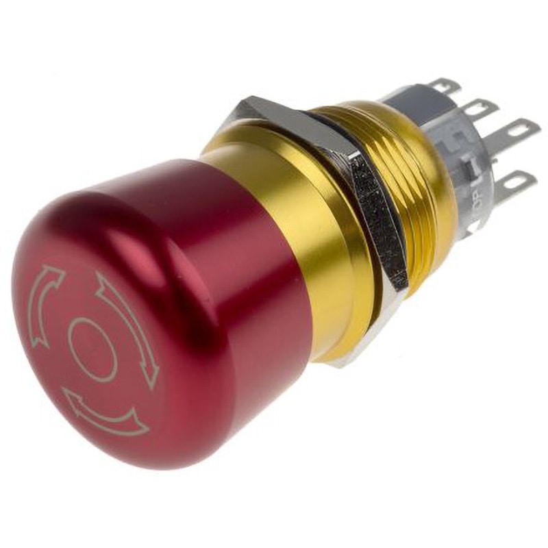 877-1968 RS PRO 押しボタンスイッチ 5 A RS PRO 1個 877-1968