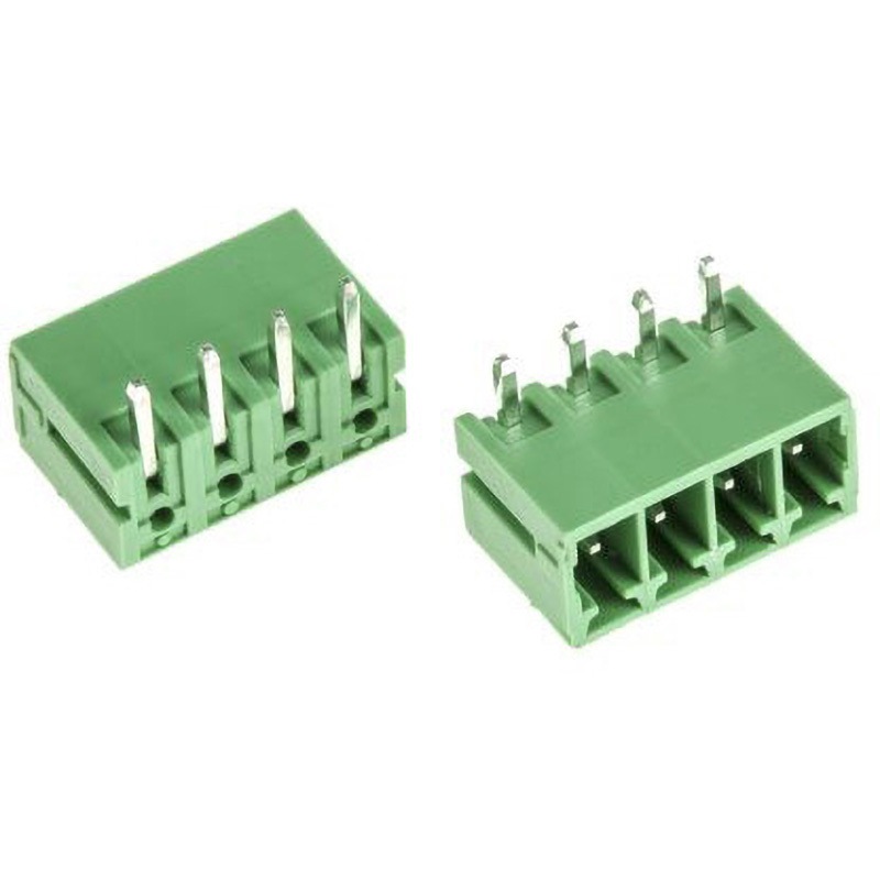 144-4107 RS PRO 基板用端子台， 3.5mmピッチ RS PRO オス コンタクト数4 基板端子台タイプ 行数1  1箱(500個) 144-4107