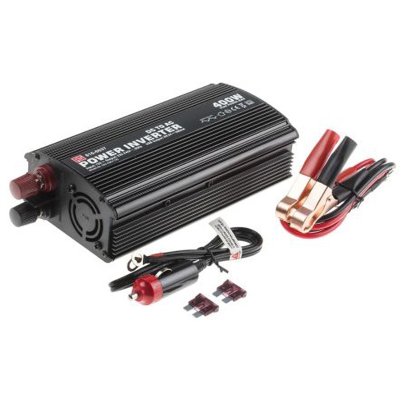 816-0037 RS PRO 固定DC-AC電源インバータ， 改良版正弦波 RS PRO AC230V DC12V 幅102mm奥行55.5mm  816-0037