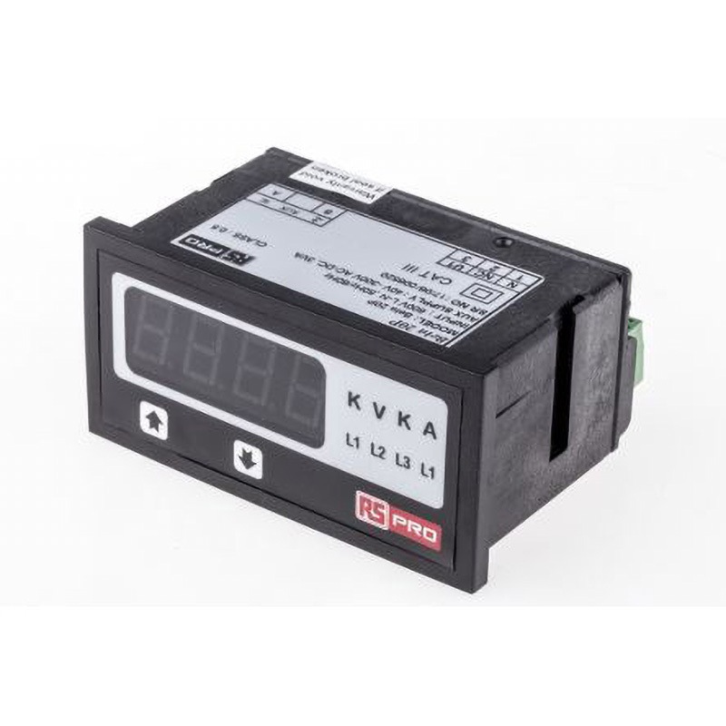 136-5388 RS PRO 電圧測定用デジタルパネルメータ AC 4桁 LED BT14シリーズ RS PRO 1個 136-5388