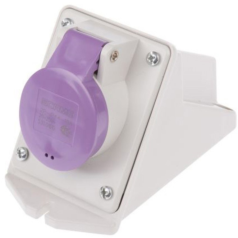 668-5379 RS PRO 電源コネクタ (産業用コネクタ ) RS PRO メス ライトアングル 低電圧表面ソケット ウォールマウント  1個 668-5379