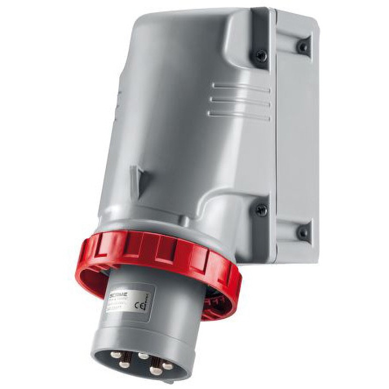 125-4469 RS PRO 電源コネクタ (産業用コネクタ ) RS PRO オス ストレート ウォールマウント 63A  1個 125-4469