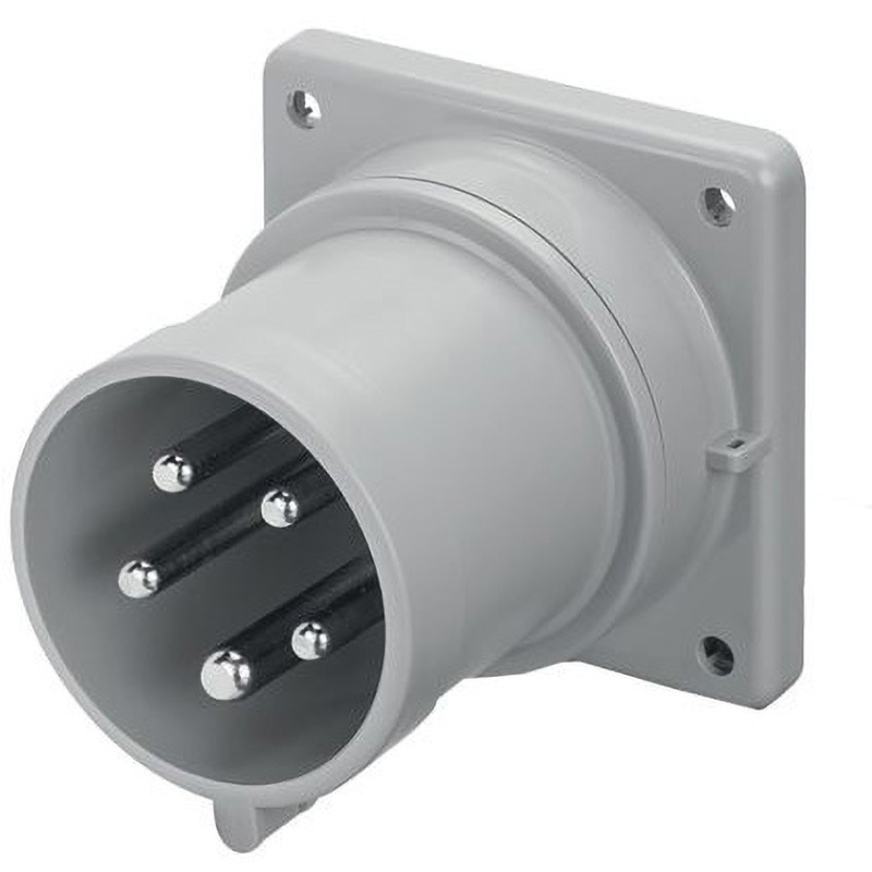 125-4454 RS PRO 電源コネクタ (産業用コネクタ ) RS PRO オス ストレート パネルマウント 16A  1個 125-4454