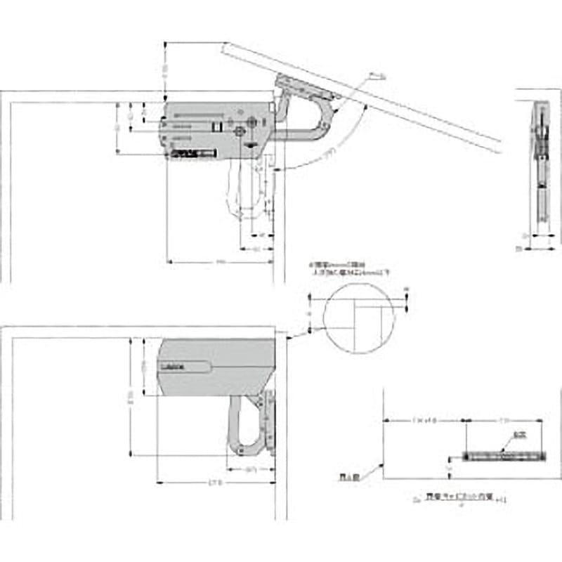 EZS-ELAN-MLS ステー LAMP スガツネ工業 鋼 ABS樹脂 EZS-ELAN-MLS 通販