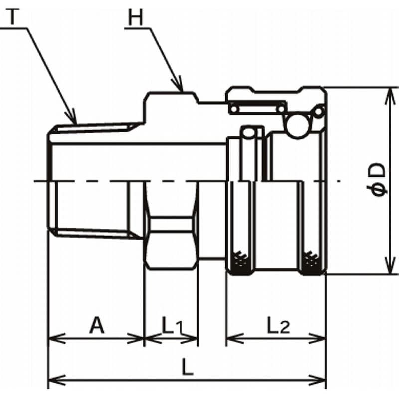 SOHC4-4F-U Hシリーズ OHタイプ(バルブ無) ニッタ 最高使用圧力