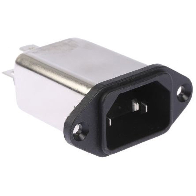 FN 9222-10/06 Schaffner IECフィルタ オス IEC規格 C14 パネルマウント 1箱(120個) SCHAFFNER 【通販モノタロウ】