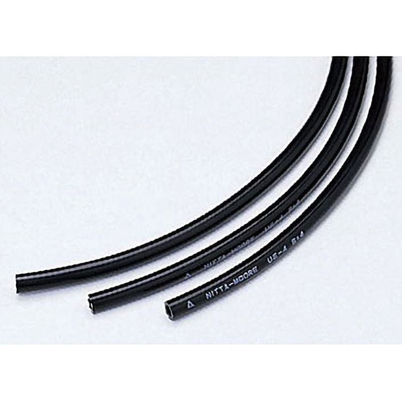 UE-4-12-8-BK-20M UE 帯電防止チューブ(ミリサイズ) ニッタ 黒色 耐静電/柔軟性 空気用 内径8mm外径12mm長さ20m