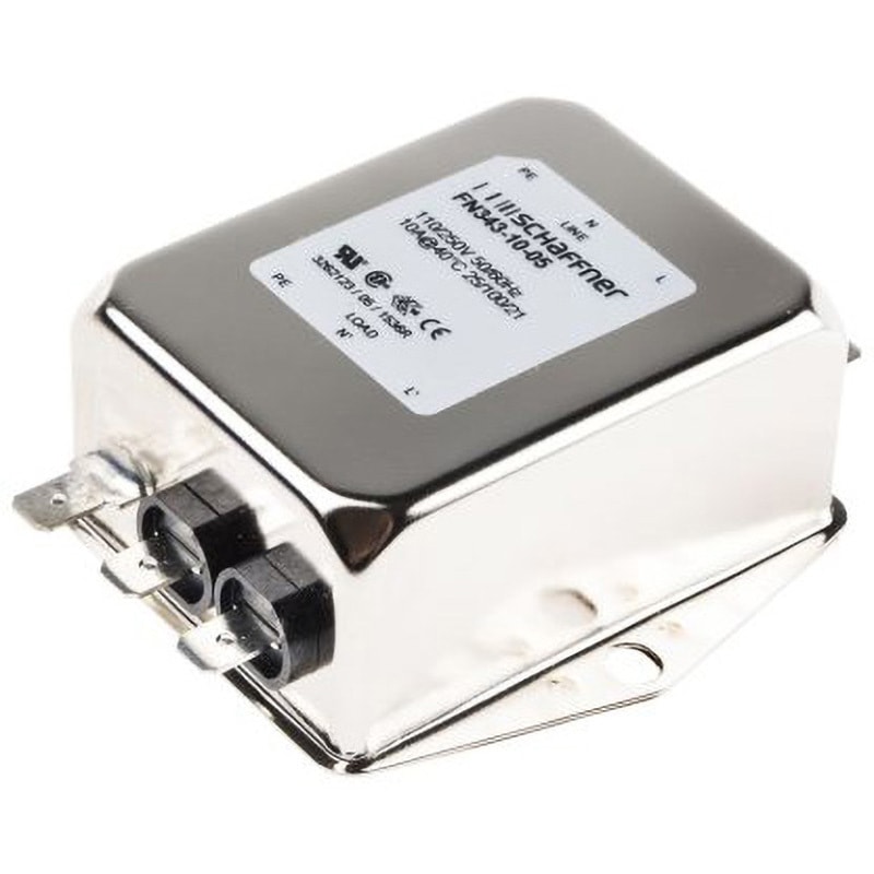 FN 343-10/05 Schaffner RFIフィルタ 10A 1個 SCHAFFNER 【通販モノタロウ】