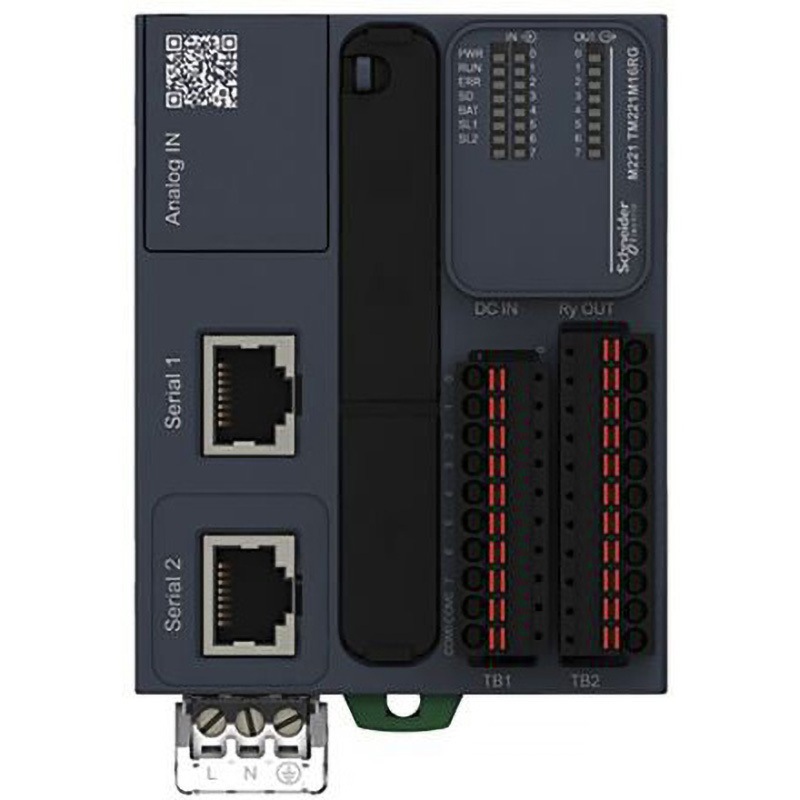 TM221M16RG Schneider Electric PLC (CPUユニット)ユニット， シリーズ名：Modicon M221 1個 シュナイダーエレクトリック 【通販モノタロウ】