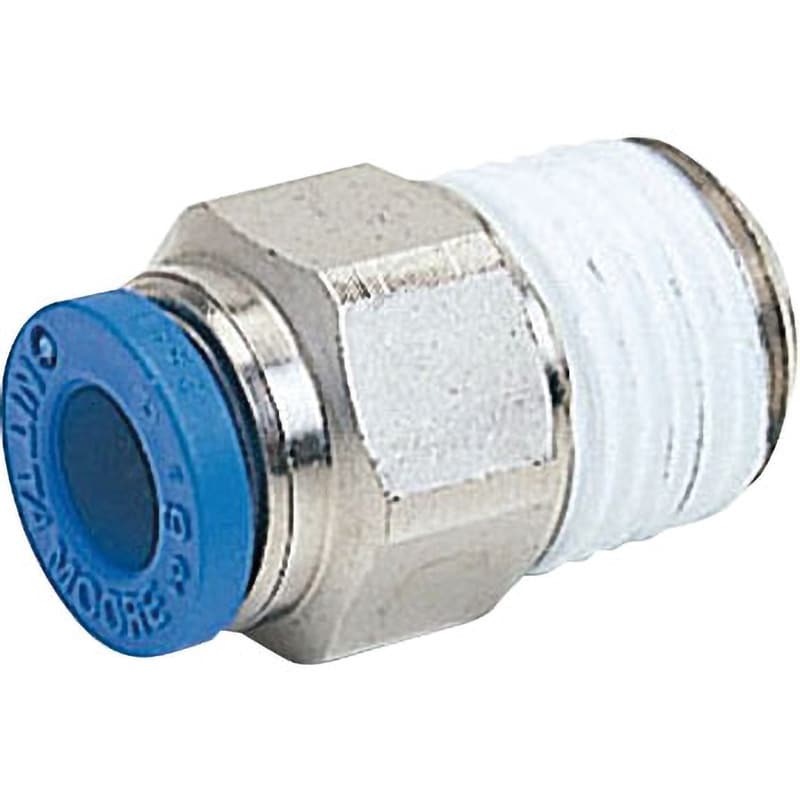EC1/4-PT1/8 プッシュワン Eシリーズ コネクタ ニッタ ねじ寸法