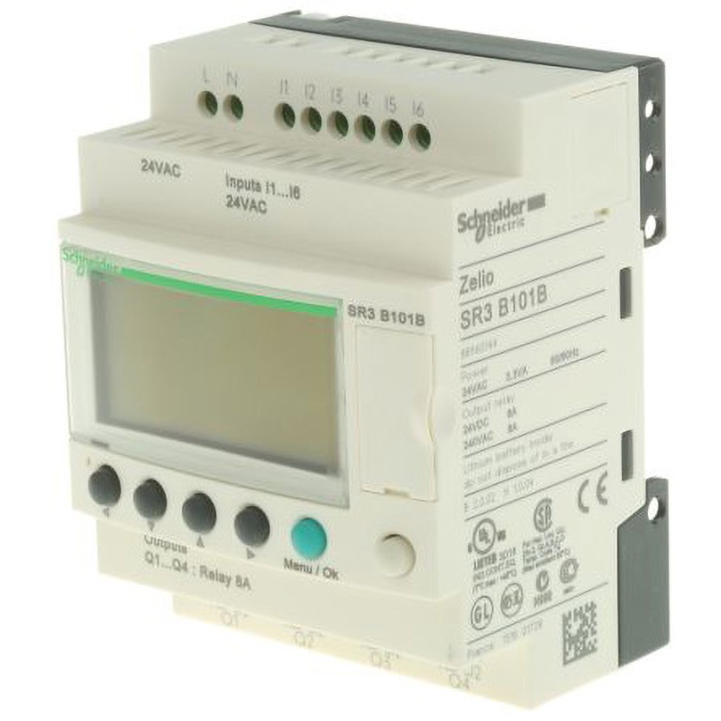 SR3B101B Schneider Electric ロジックモジュール ディスプレイ付き リレー シュナイダーエレクトリック 1個 SR3B101B