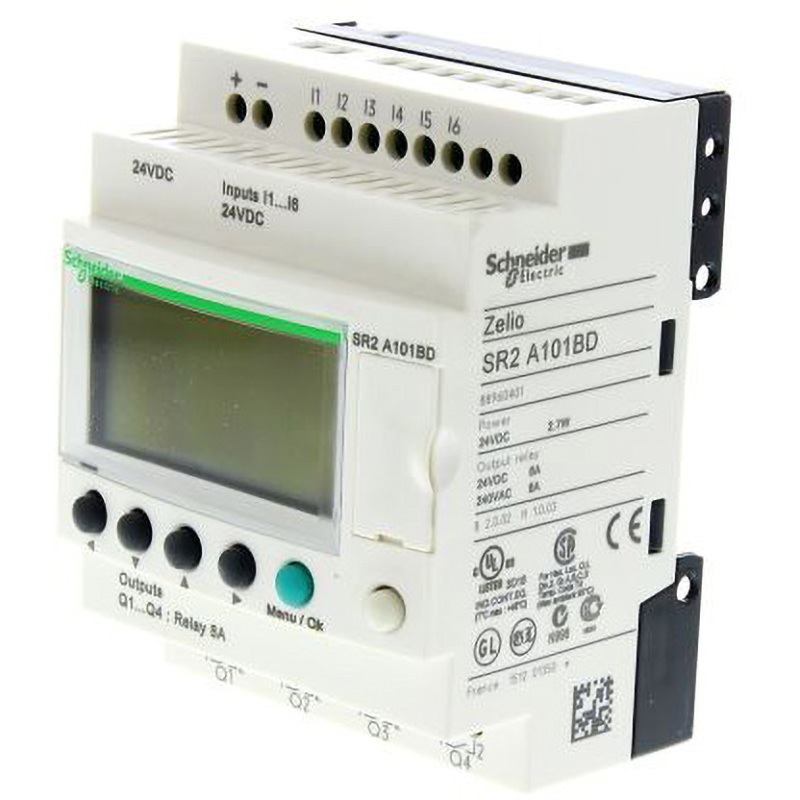 SR2A101BD Schneider Electric ロジックモジュール ディスプレイ付き リレー シュナイダーエレクトリック 1個 SR2A101BD