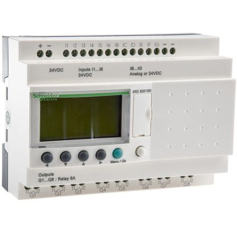 SR2B201BD Schneider Electric ロジックモジュール ディスプレイ付き リレー シュナイダーエレクトリック 1個 SR2B201BD