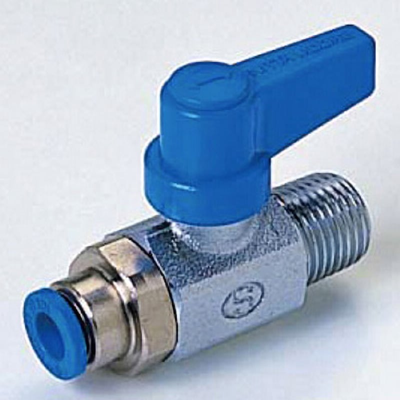 ボールバルブ プッシュワンタイプ(ストレート・オスねじ) ニッタ 方向