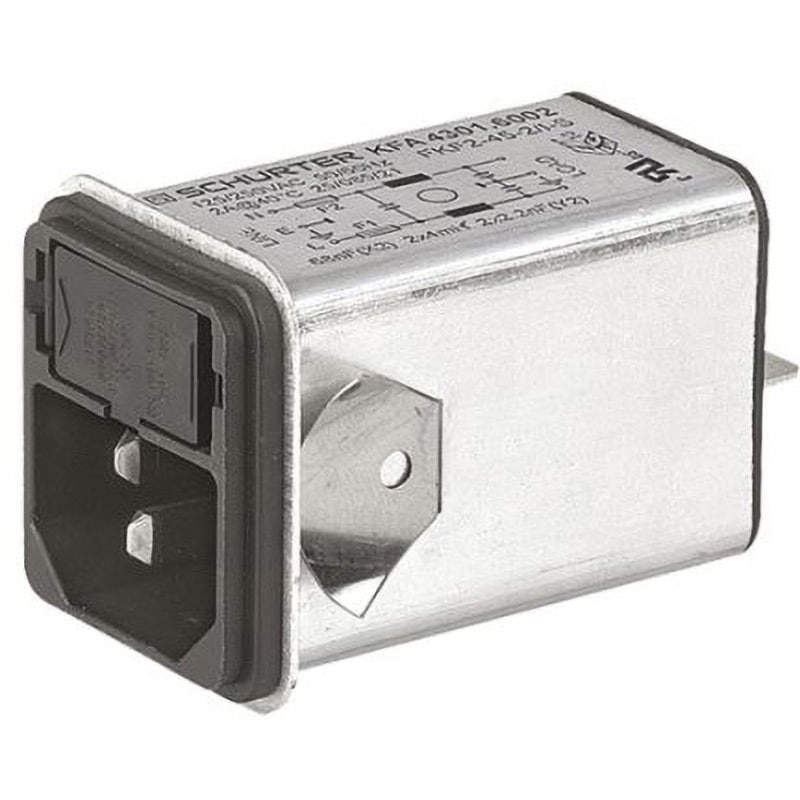 4301.6002 Schurter IECフィルタ オス IEC規格 1箱(10個) SCHURTER 【通販モノタロウ】