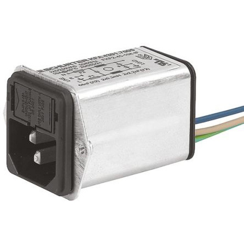 4301.7002 Schurter IECフィルタ オス IEC規格 1個 SCHURTER 【通販モノタロウ】