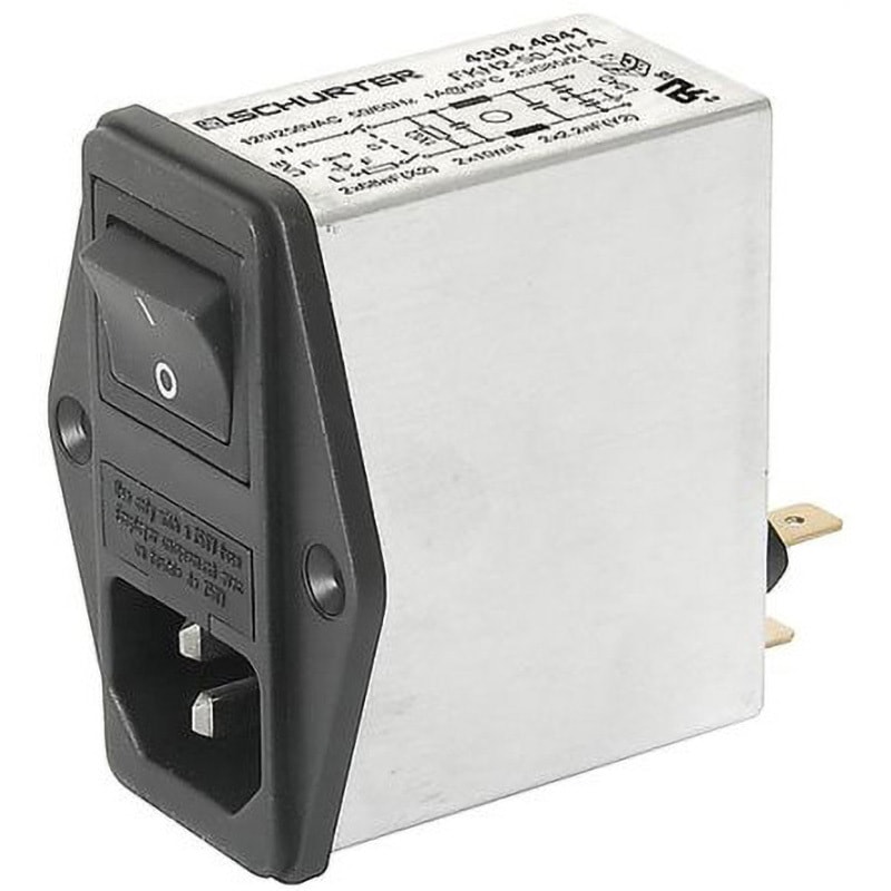 4304.4065 Schurter IECフィルタ オス IEC規格 1個 SCHURTER 【通販モノタロウ】