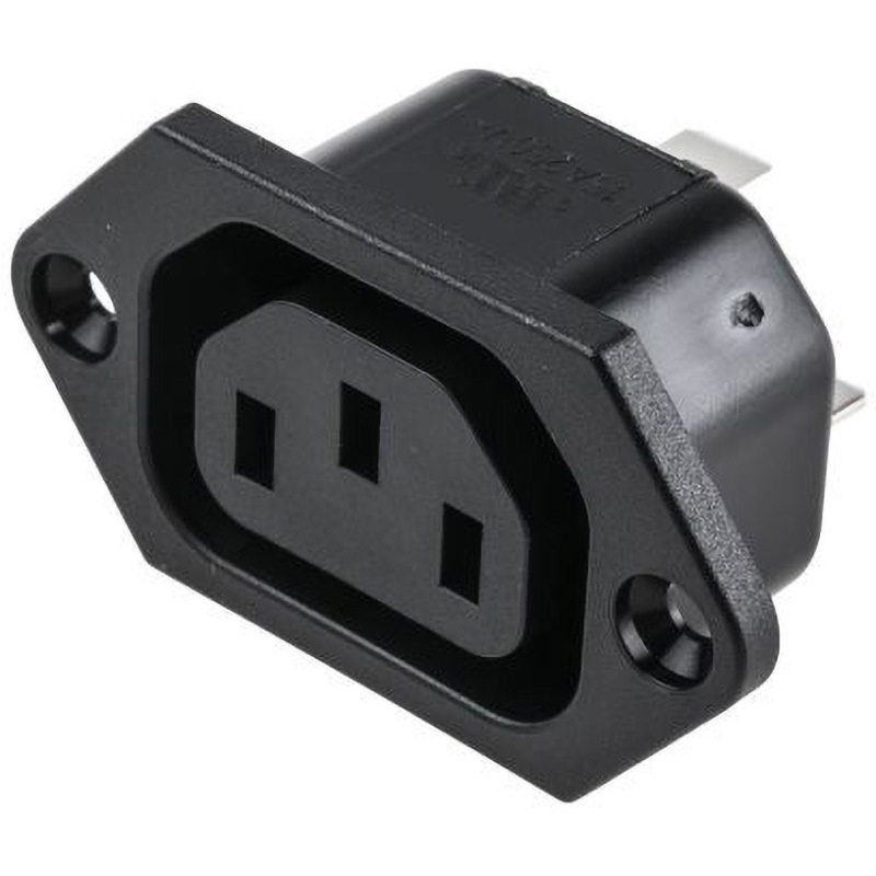 6600.33 Schurter IECプラグ C13 メス パネルマウント 1箱(50個) SCHURTER 【通販モノタロウ】