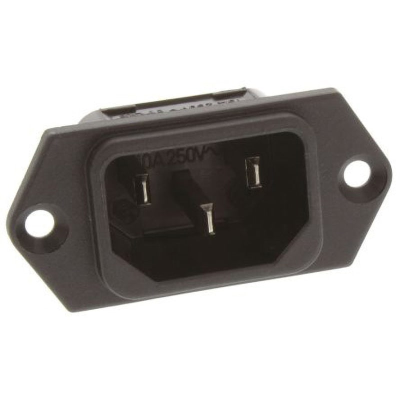 6100.33 Schurter IECプラグ C14 オス パネルマウント 1箱(50個) SCHURTER 【通販モノタロウ】 5,794円