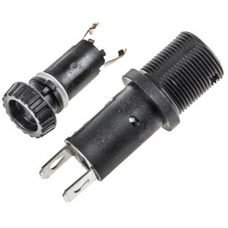 3101.0125 Schurter パネル取り付けヒューズホルダ SCHURTER 16A AC250V 適合ヒューズ管サイズΦ5×20mm 1袋(5個)