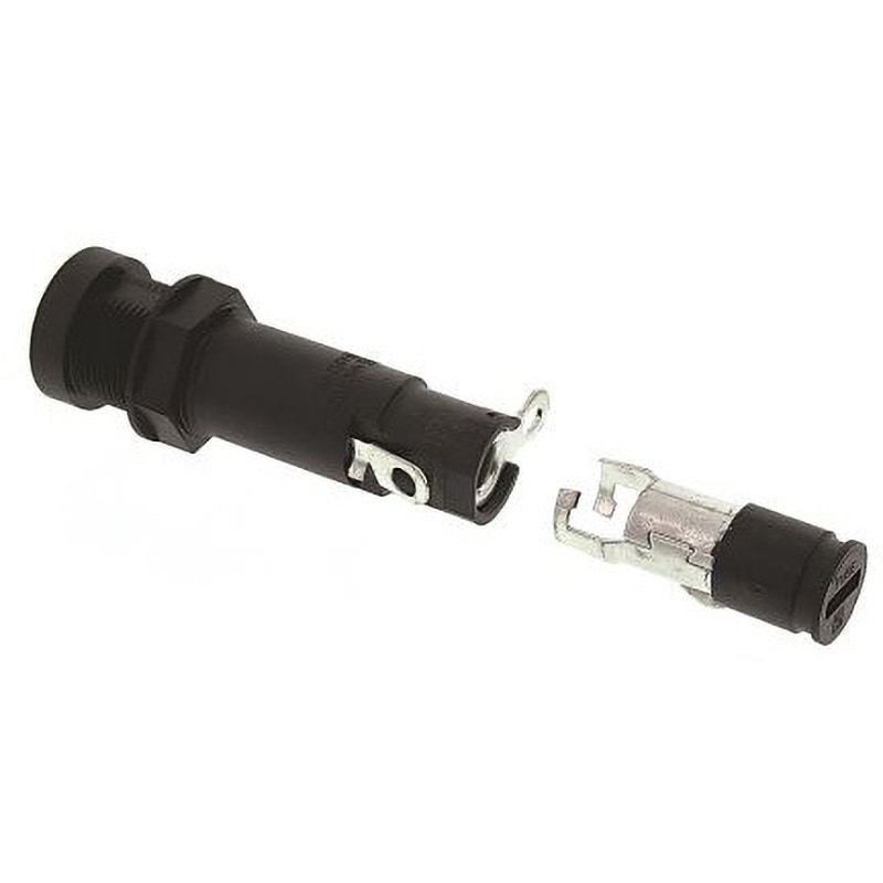 31.1672 Schurter パネル取り付けヒューズホルダ SCHURTER 20A AC250V 適合ヒューズ管サイズΦ6.3×32mm 1袋(100個)