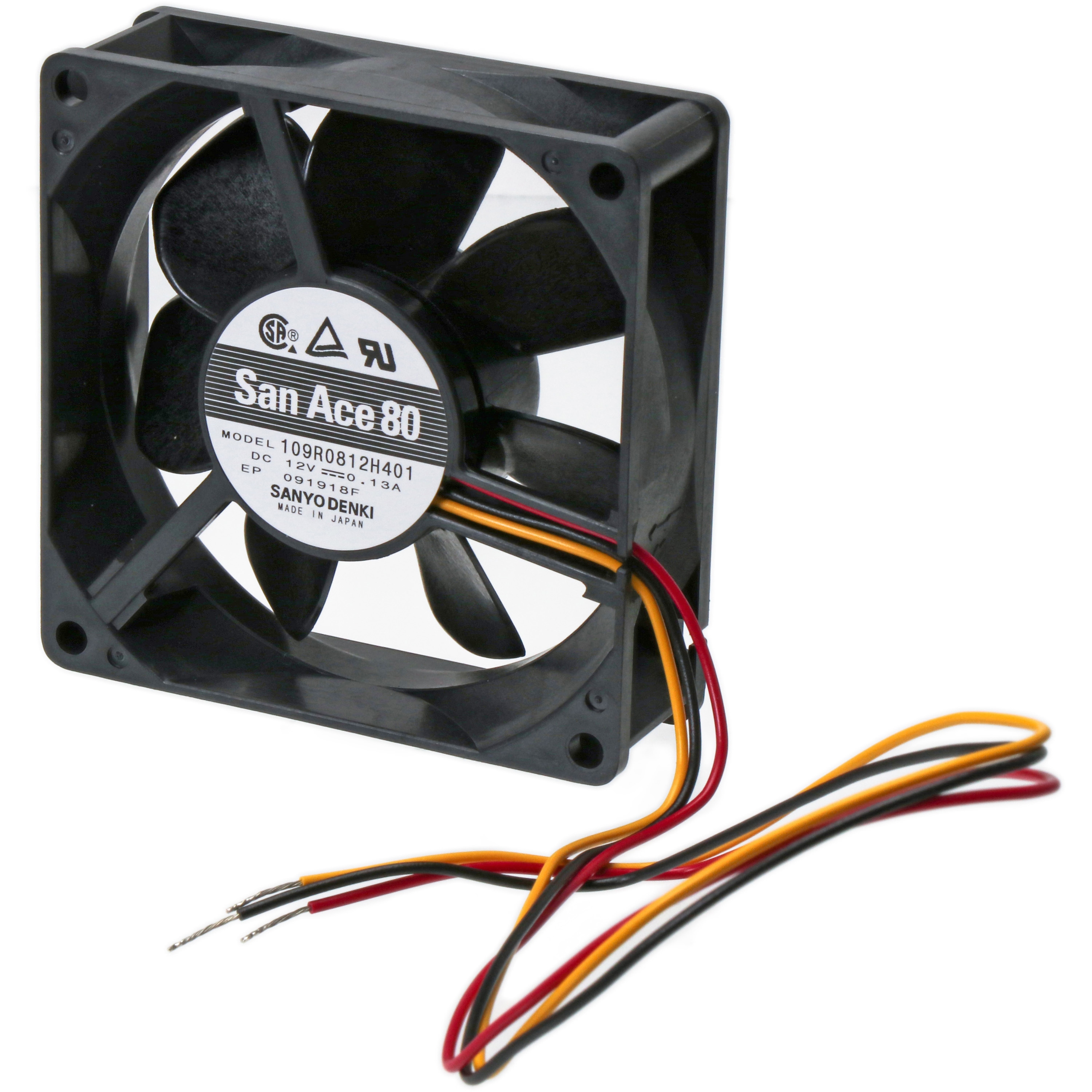 109R0812H401 SanACE 標準DCファン 山洋電気 DC12V サイズ80×80mm厚さ