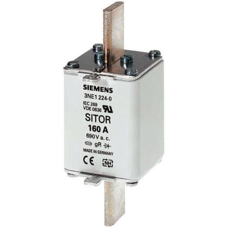 3NE1021-0 Siemens ヒューズリンク SIEMENS 定格電圧(V):690AC/250DC 100A サイズ53×30×48mm 1袋(3個) 3NE1021-0